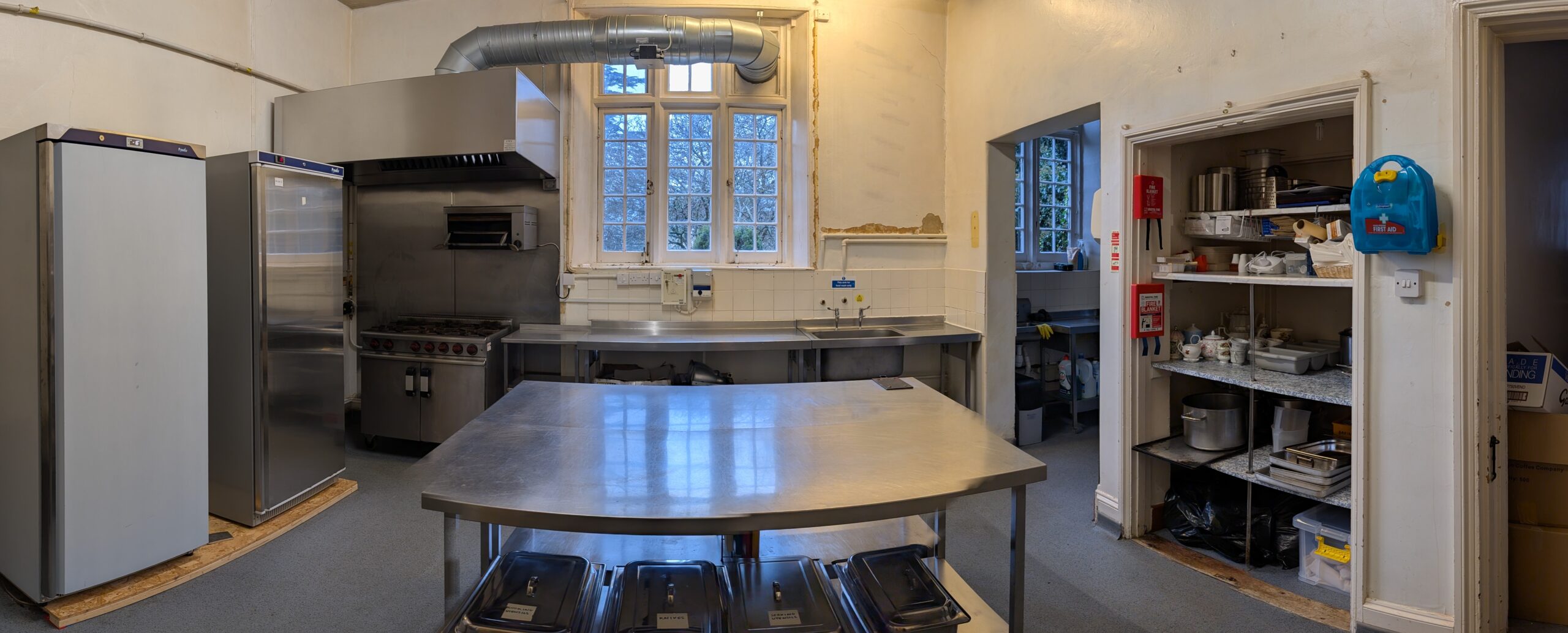 Catering kitchen facilities at Abbey House